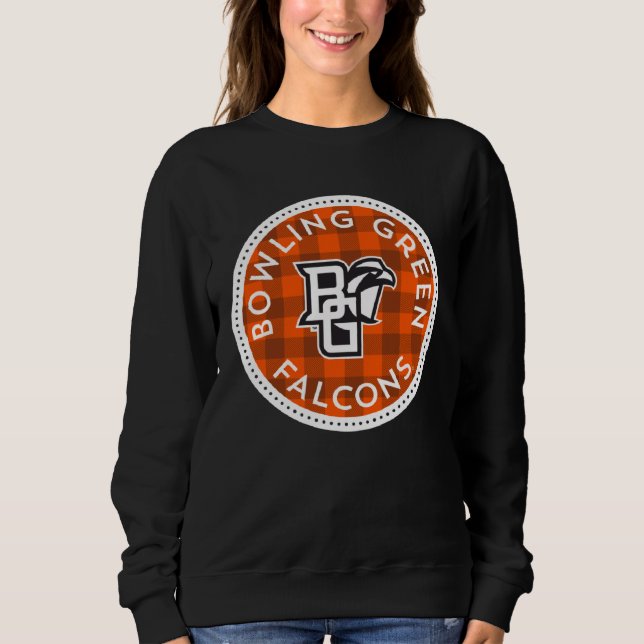Bowling Green BGSU Falcons Plaid Badge Sweatshirt (Vorderseite)