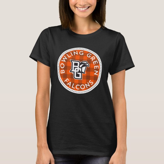 Bowling Green BGSU Falcons Plaid Badge T-Shirt (Vorderseite)
