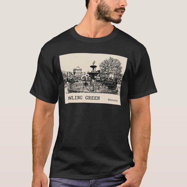 Bowling Green Kentucky Oversized T-Shirt (Vorderseite)