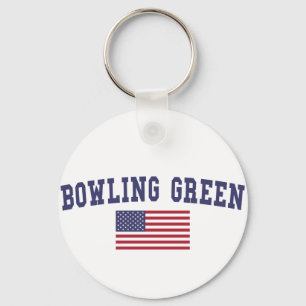Bowling Green US Flag Schlüsselanhänger