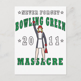 Bowling Grünes Massaker 2011 Postkarte