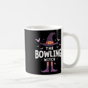 Bowling Halloween Hexenkleidung Kaffeetasse