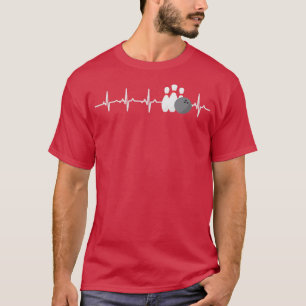 Bowling Heartbeat Funny Bowler League Team Geschen T-Shirt