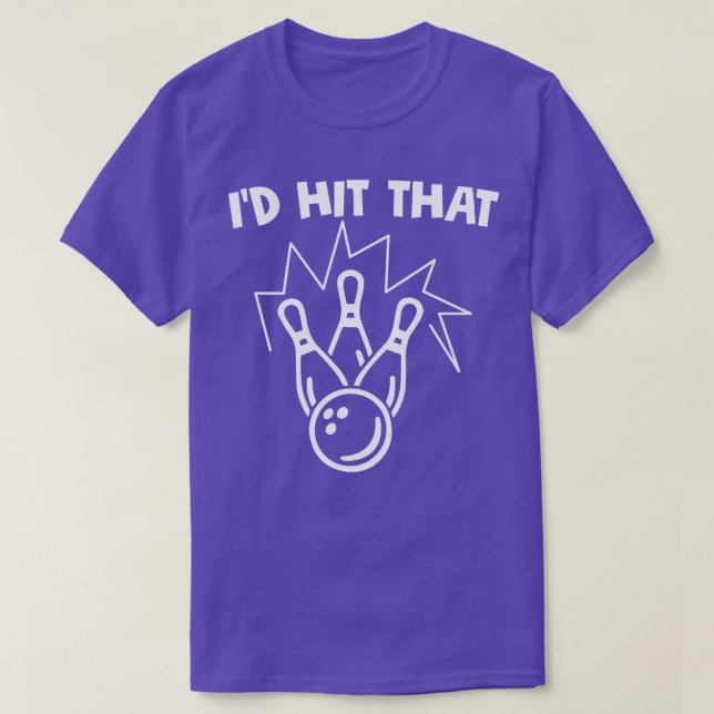 Bowling Id hat dieses Design getroffen T-Shirt (Design vorne)