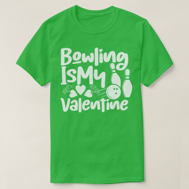 Bowling ist das Design der Strike Liebe für cs Day T-Shirt (Design vorne)