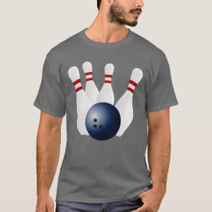 Bowling ist eine lustige Sportfamilie T-Shirt