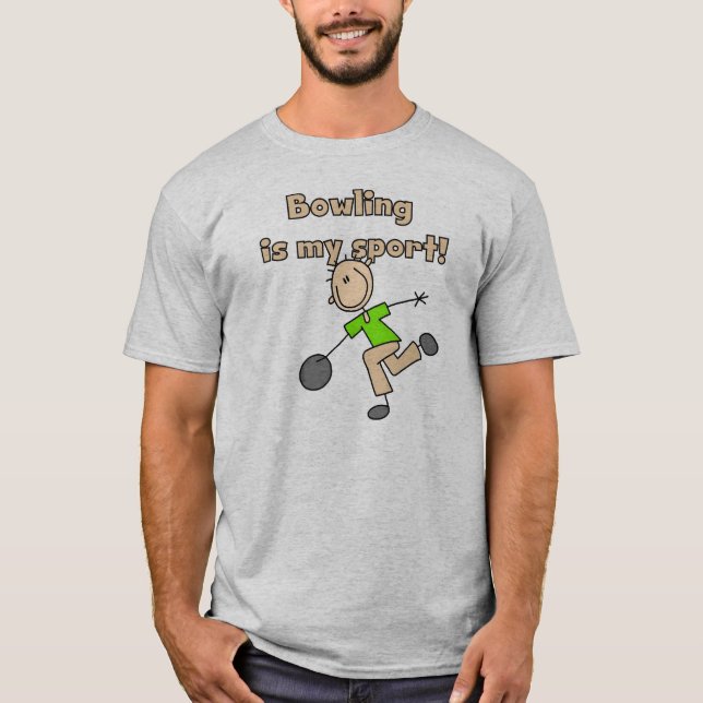 Bowling ist mein Sport T-Shirt (Vorderseite)