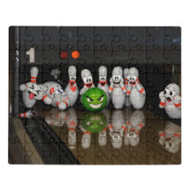 Bowling-Karrikatur