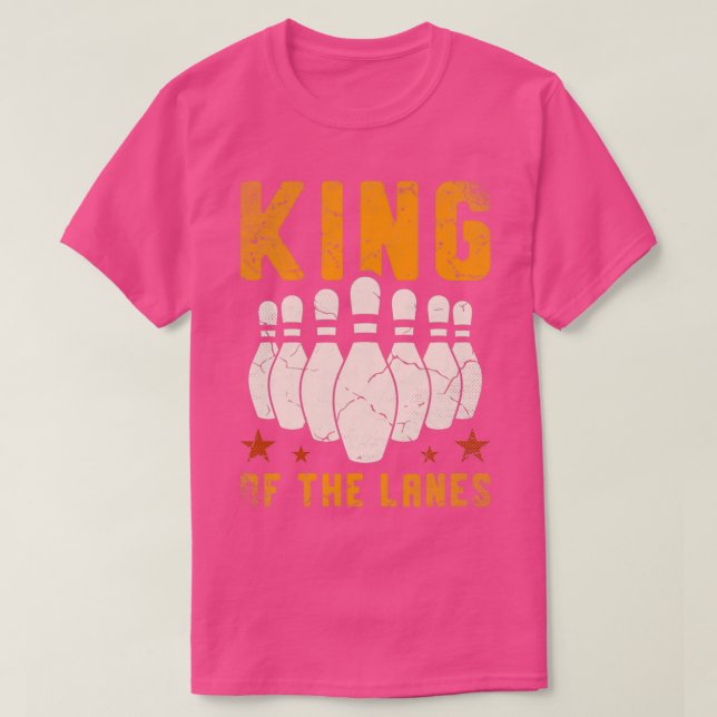 Bowling King of the Lanes T-Shirt (Design vorne)