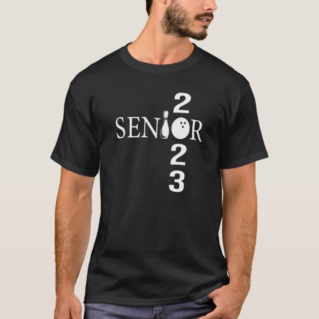Bowling-Klasse 2023 Senioren T-Shirt (Vorderseite)