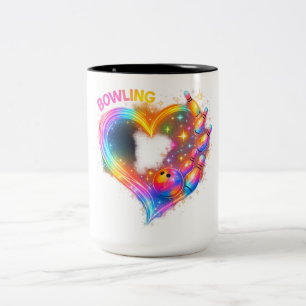 Bowling Liebe Glow Zweifarbige Tasse