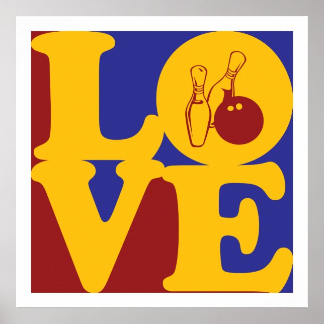 Bowling Liebe Poster (Vorne)