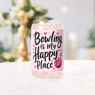 Bowling Lover Niedlich Retro ästhetisches Sportdes Dosenglas