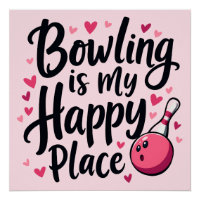 Bowling Lover Niedlich Retro ästhetisches Sportdes