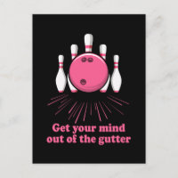 Bowling macht sich den Kopf aus dem lustigen Bowle