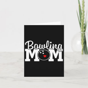 Bowling Mama Muttertag Geburtstagsparty für Frauen Karte