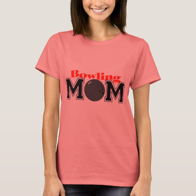 Bowling Mama T-Shirt (Vorderseite)