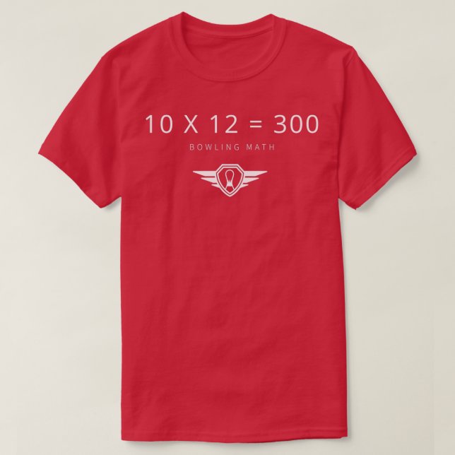 Bowling Math T T-Shirt (Design vorne)