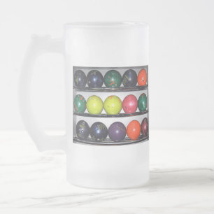 Bowling Mattierte Glass Beer Tasse