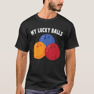 Bowling - Meine Glücksbälle - Funny - Alley - Spor T-Shirt