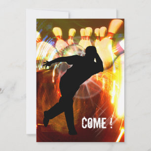 Bowling mit Explosionsgefahr Einladung