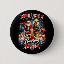 Bowling mit Santa Button