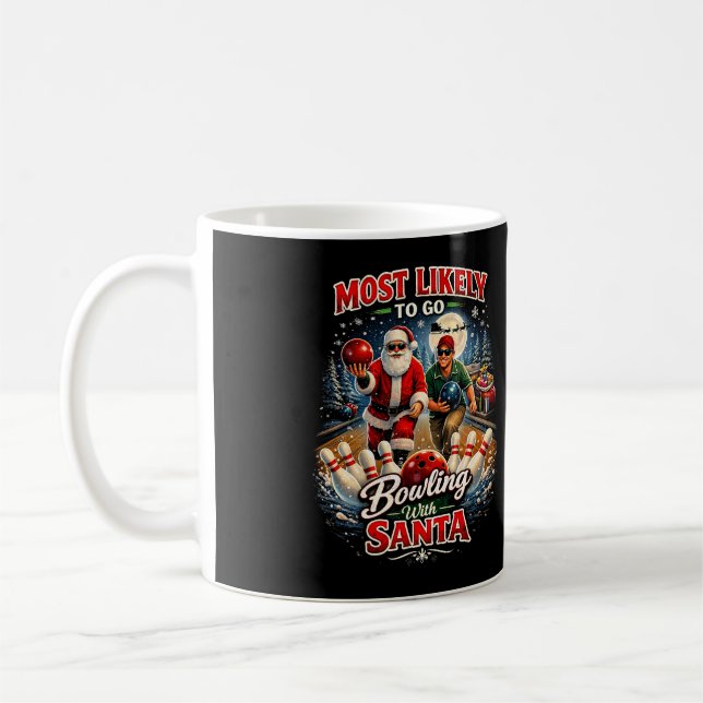 Bowling mit Santa Kaffeetasse (Links)