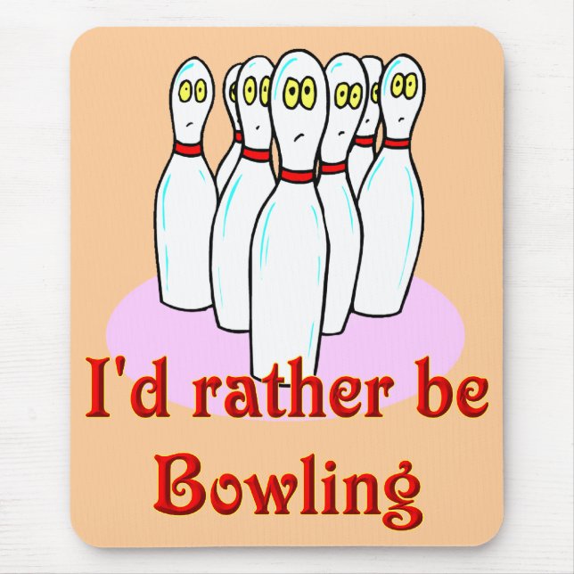 Bowling mousepad (Vorne)