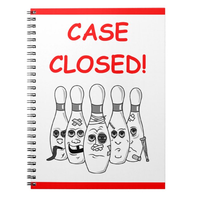 Bowling Notizblock (Vorderseite)