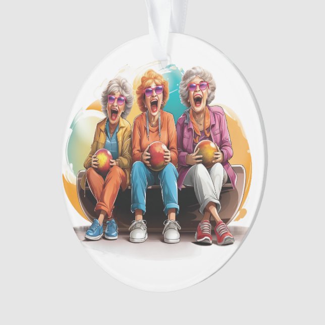 Bowling Ornament (Vorderseite)