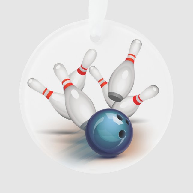 Bowling Ornament (Vorderseite)