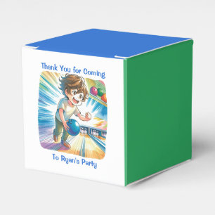 Bowling Party Boy's Anime Birthday Geschenkschachtel