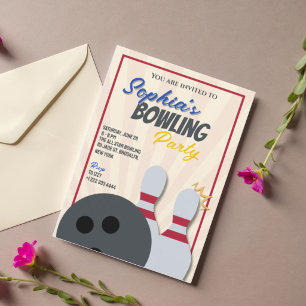 Bowling-Party-Einladung 2 Einladung