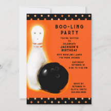 Bowling-Party-Einladungen