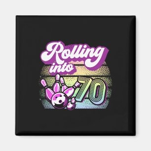 Bowling Party in 70 Bowling Geburtstag 1 Magnet