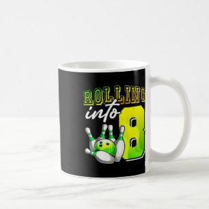 Bowling Party in 8. Geburtstagsmädchen Bo Kaffeetasse