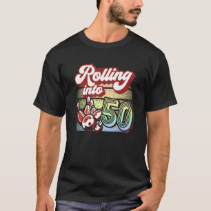 Bowling Party rollt in 50 Bowling Geburtstag T-Shirt