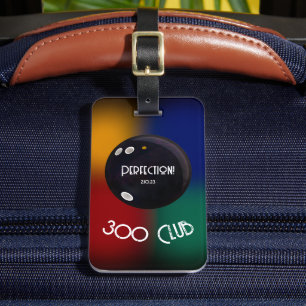 Bowling Perfection 300 Club Bowling Bag Tag Gepäckanhänger