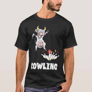 Bowling Pin Kuh Lustiges Bowling Bowling Strike Bo T-Shirt