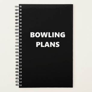 Bowling Planer Sport Thema Bowling Pläne