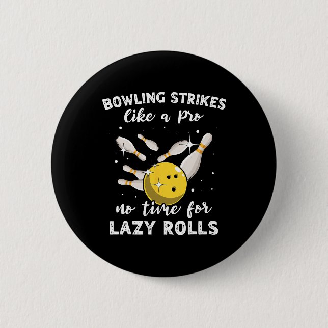 Bowling Player Bowler Slow Bowling Button (Vorderseite)