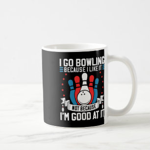 Bowling Player Lover Gag for Bowler Sport Fan Team Kaffeetasse