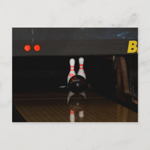Bowling Postcard Postkarte
