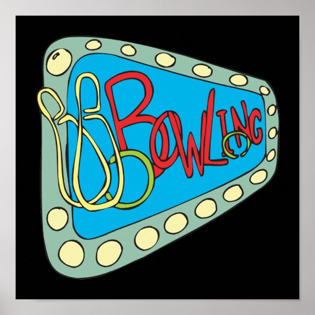 Bowling Poster (Vorne)