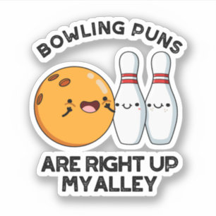 Bowling Puns sind gleich oben auf meinem alleinig  Aufkleber