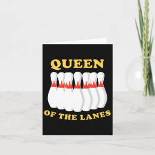 Bowling Queen of the Lanes Girls or women Karte