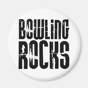 Bowling Rocks Magnet
