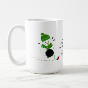 Bowling-Schneemann Kaffeetasse