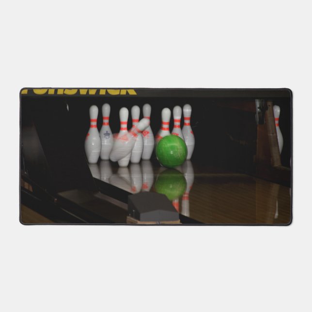 Bowling Schreibtischunterlage (Vorderseite)