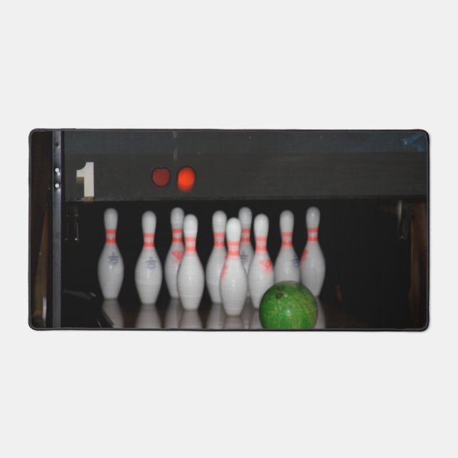 Bowling Schreibtischunterlage (Vorderseite)